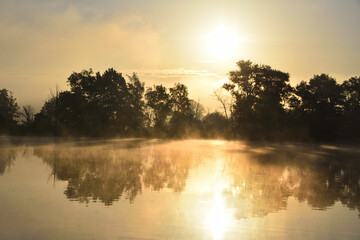 Morgen im Guttauer Teichgebiet
