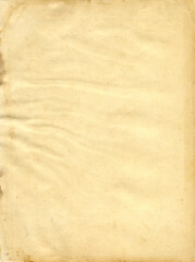 Old paper texture. Rough faded surface. Blank retro page. Empty place for text. Perfect for background and vintage style design.