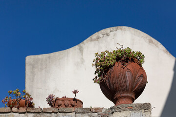 Antico vaso in terracotta