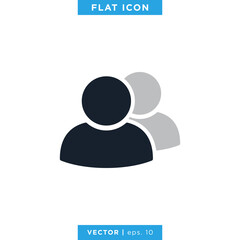 Profile Icon Vector Design Template. 