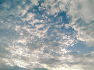 blue sky with clouds