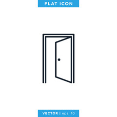 Door Icon Vector Design Template