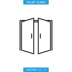 Door Icon Vector Design Template