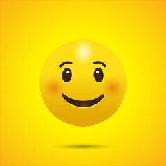 Smiling Face with Opened Eyes Emoji 