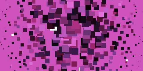 Light Pink vector pattern in square style. Modern design with rectangles in abstract style. Best design for your ad, poster, banner.