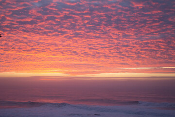 colorful clouds at sunset