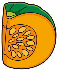 かぼちゃ1/4カット