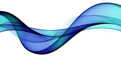 Color light blue abstract waves design
