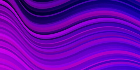 Light Pink, Blue vector background with curves. Gradient illustration in simple style with bows. Design for your business promotion.