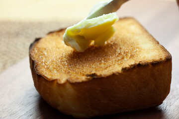 手作り食パンのトースト