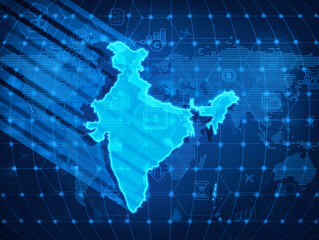 Digital india, digital india map , growing india, global business