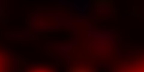 Dark pink, red vector gradient blur template.