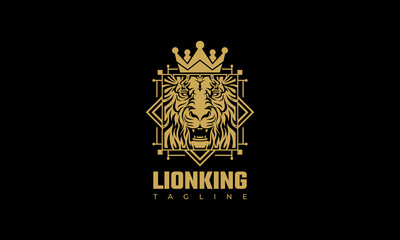 Lion King Logo - Lion Roar Vector