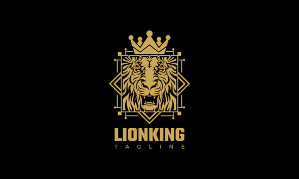 Lion King Logo - Lion Roar Vector