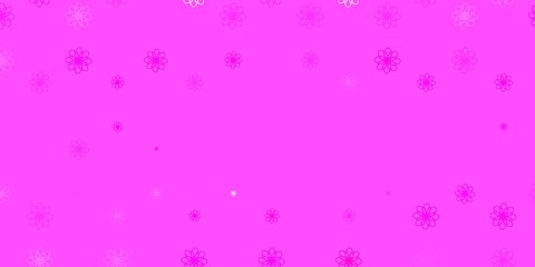 Light Pink vector background with wry lines.
