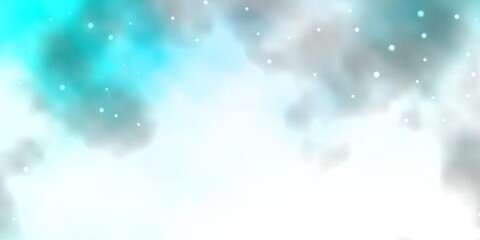 Light Pink, Blue vector texture with beautiful stars. Shining colorful illustration with small and big stars. Pattern for new year ad, booklets.