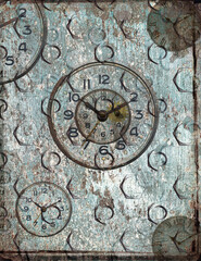 antique clock face