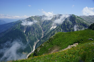 high mountain landscape