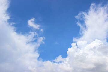 White sky and clouds pattern texture bakground.