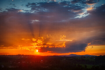 Abendrot, Sonnenuntergang