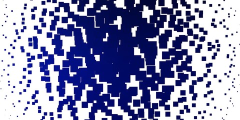 Light BLUE vector texture in rectangular style. Colorful illustration with gradient rectangles and squares. Template for cellphones.