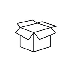 box cargo icon vector