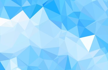 blue color of polygon background