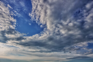 Obraz premium Blue sky with clouds