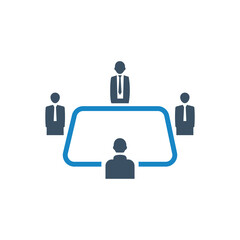 Business meeting icon