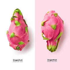 Pitahaya isolated on white background