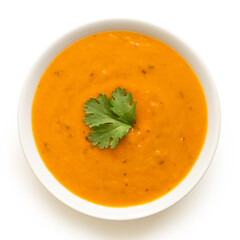 Carrot and coriander soup