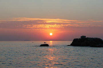 Puesta de sol en Aguete