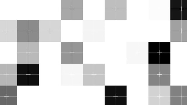 HUD grid. Technological futuristic Sci Fi background.Squares flickering.