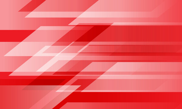 Abstract Red White Geometric Speed Design Modern Futuristic Background Vector Illustration.