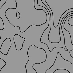 Contour illustration. Abstract topographic map background. Geography scheme.