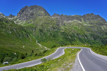 Silvretta Hochalpenstrasse, Vorarlberg, Österreich