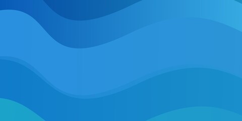 Light BLUE vector texture with curves. Colorful abstract illustration with gradient curves. Template for cellphones.