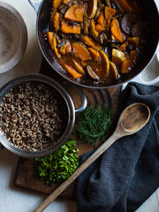 Whole foods harvest table feast