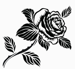 flower motif design element	