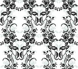 seamless floral background	
