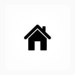 House vector icon , lorem ipsum Flat design