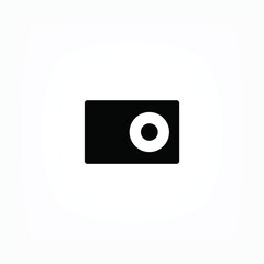 Camera  vector icon , lorem ipsum Flat design