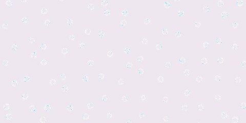 Light pink, blue vector background with spots.