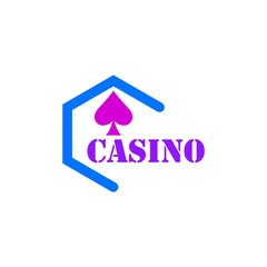 Casino logo vector