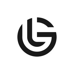 letter GL or LG logo template © logojos