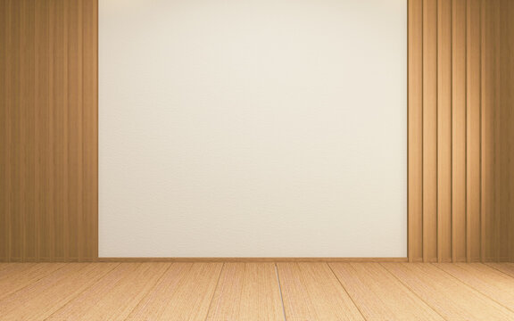 Idea white Empty room Japan interior design. 3D rendering © Interior Design