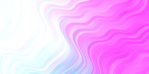 Light Pink, Blue vector background with wry lines.