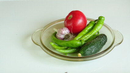 green and red peppers