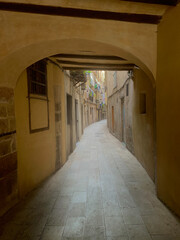 Archway and Street in Spain