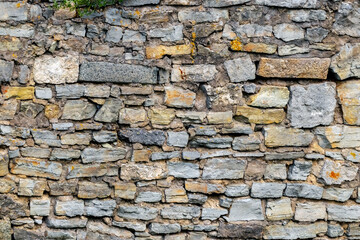 Fototapeta premium Texture of masonry. Old stone wall in the building
